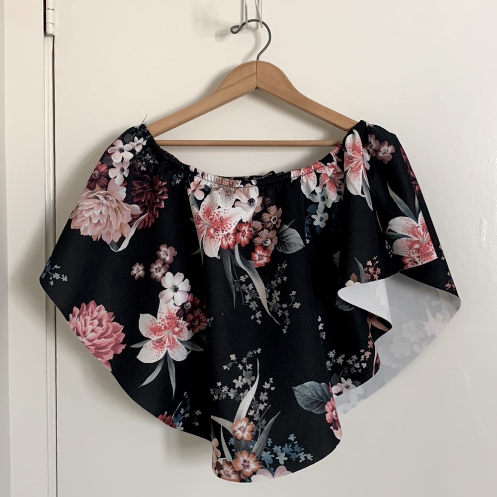 Boohoo Off-The-Shoulder Cropped Top